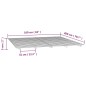 vidaXL Estructura de cama de madera maciza de pino negro 160x200 cm