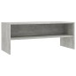 vidaXL Mueble de TV madera contrachapada gris hormigón 100x40x40 cm