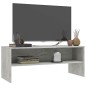 vidaXL Mueble de TV madera contrachapada gris hormigón 100x40x40 cm