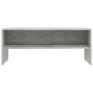 vidaXL Mueble de TV madera contrachapada gris hormigón 100x40x40 cm