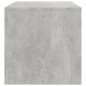 vidaXL Mueble de TV madera contrachapada gris hormigón 100x40x40 cm