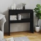 vidaXL Mesa consola madera contrachapada negro 80x30x80 cm vidaXL Mesa consola madera contrachapada negro 80x30x80 cm