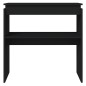 vidaXL Mesa consola madera contrachapada negro 80x30x80 cm vidaXL Mesa consola madera contrachapada negro 80x30x80 cm