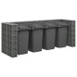 vidaXL Muro de gaviones para contenedor de basura acero 320x100x120 cm vidaXL Muro de gaviones para contenedor de basura acero 320x100x120 cm