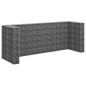 vidaXL Muro de gaviones para contenedor de basura acero 320x100x120 cm vidaXL Muro de gaviones para contenedor de basura acero 320x100x120 cm