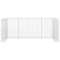vidaXL Muro de gaviones para contenedor de basura acero 320x100x120 cm vidaXL Muro de gaviones para contenedor de basura acero 320x100x120 cm