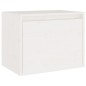 vidaXL Muebles para TV 4 piezas madera maciza de pino blanco vidaXL Muebles para TV 4 piezas madera maciza de pino blanco