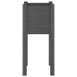 vidaXL Jardineras 2 unidades madera maciza de pino gris 31x31x70 cm vidaXL Jardineras 2 unidades madera maciza de pino gris 31x31x70 cm