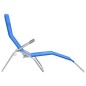 vidaXL Tumbonas plegables 2 unidades textilene azul vidaXL Tumbonas plegables 2 unidades textilene azul