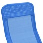 vidaXL Tumbonas plegables 2 unidades textilene azul vidaXL Tumbonas plegables 2 unidades textilene azul