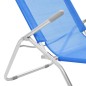 vidaXL Tumbonas plegables 2 unidades textilene azul vidaXL Tumbonas plegables 2 unidades textilene azul
