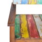 vidaXL Banco de madera maciza reciclada 115 cm vidaXL Banco de madera maciza reciclada 115 cm