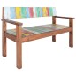 vidaXL Banco de madera maciza reciclada 115 cm vidaXL Banco de madera maciza reciclada 115 cm