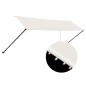 vidaXL Toldo retráctil con LED color crema 400x150 cm vidaXL Toldo retráctil con LED color crema 400x150 cm