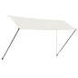 vidaXL Toldo retráctil con LED color crema 400x150 cm vidaXL Toldo retráctil con LED color crema 400x150 cm