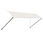 vidaXL Toldo retráctil con LED color crema 400x150 cm vidaXL Toldo retráctil con LED color crema 400x150 cm