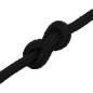 vidaXL Cuerda de trabajo poliéster negro 8 mm 50 m vidaXL Cuerda de trabajo poliéster negro 8 mm 50 m