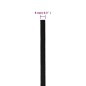 vidaXL Cuerda de trabajo poliéster negro 8 mm 50 m vidaXL Cuerda de trabajo poliéster negro 8 mm 50 m
