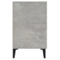 vidaXL Aparador de madera de ingeniería gris hormigón 100x36x60 cm