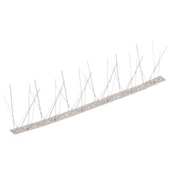 vidaXL Set de 20 hileras pinchos contra pájaros y palomas 5 filas 10 m