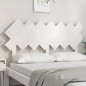 vidaXL Cabecero de cama madera maciza de pino blanco 141x3x80,5 cm vidaXL Cabecero de cama madera maciza de pino blanco 141x3x80,5 cm