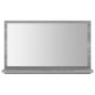 vidaXL Espejo de baño madera contrachapada gris Sonoma 60x10,5x37 cm vidaXL Espejo de baño madera contrachapada gris Sonoma 60x10,5x37 cm