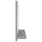 vidaXL Espejo de baño madera contrachapada gris Sonoma 60x10,5x37 cm vidaXL Espejo de baño madera contrachapada gris Sonoma 60x10,5x37 cm