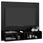 vidaXL Mueble TV de pared contrachapado negro brillante 102x23,5x90 cm vidaXL Mueble TV de pared contrachapado negro brillante 102x23,5x90 cm