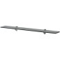 vidaXL Estante flotante de cristal 80x10 cm 8 mm vidaXL Estante flotante de cristal 80x10 cm 8 mm