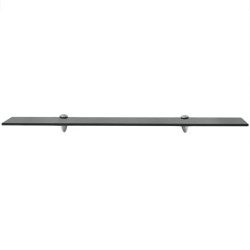 vidaXL Estante flotante de cristal 80x10 cm 8 mm