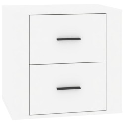 vidaXL Mesita de noche color blanco brillante 50x39x47 cm