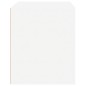 vidaXL Mesita de noche color blanco brillante 50x39x47 cm