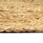 vidaXL Manteles individuales redondos 4 uds yute natural liso 38 cm vidaXL Manteles individuales redondos 4 uds yute natural liso 38 cm
