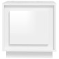 vidaXL Mesitas de noche 2 uds madera blanco brillante 44x35x45 cm vidaXL Mesitas de noche 2 uds madera blanco brillante 44x35x45 cm