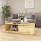 vidaXL Mesa de centro de madera maciza de abeto 110x50x33,5 cm vidaXL Mesa de centro de madera maciza de abeto 110x50x33,5 cm