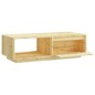 vidaXL Mesa de centro de madera maciza de abeto 110x50x33,5 cm vidaXL Mesa de centro de madera maciza de abeto 110x50x33,5 cm