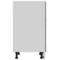 vidaXL Armario bajo cajón madera ingeniería gris hormigón 60x46x81,5cm vidaXL Armario bajo cajón madera ingeniería gris hormigón 60x46x81,5cm