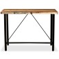 vidaXL Mesa de bar de madera maciza reciclada 120x60x107 cm vidaXL Mesa de bar de madera maciza reciclada 120x60x107 cm