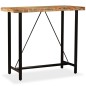 vidaXL Mesa de bar de madera maciza reciclada 120x60x107 cm vidaXL Mesa de bar de madera maciza reciclada 120x60x107 cm