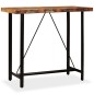 vidaXL Mesa de bar de madera maciza reciclada 120x60x107 cm vidaXL Mesa de bar de madera maciza reciclada 120x60x107 cm