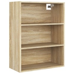 vidaXL Armario colgante de pared roble Sonoma 69,5x32,5x90 cm