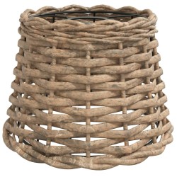 vidaXL Pantalla para lámpara de techo mimbre marrón Ø20x15 cm