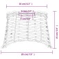 vidaXL Pantalla para lámpara de techo mimbre marrón Ø20x15 cm vidaXL Pantalla para lámpara de techo mimbre marrón Ø20x15 cm