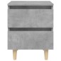 vidaXL Mesitas de noche con patas 2 uds madera pino gris 40x35x50 cm vidaXL Mesitas de noche con patas 2 uds madera pino gris 40x35x50 cm