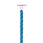 vidaXL Cuerda de trabajo polipropileno azul 6 mm 50 m vidaXL Cuerda de trabajo polipropileno azul 6 mm 50 m
