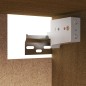 vidaXL Mueble de TV 3 piezas madera maciza de pino marrón miel