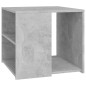 vidaXL Mesa auxiliar madera contrachapada gris hormigón 50x50x45 cm vidaXL Mesa auxiliar madera contrachapada gris hormigón 50x50x45 cm