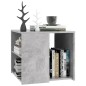vidaXL Mesa auxiliar madera contrachapada gris hormigón 50x50x45 cm vidaXL Mesa auxiliar madera contrachapada gris hormigón 50x50x45 cm