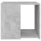 vidaXL Mesa auxiliar madera contrachapada gris hormigón 50x50x45 cm vidaXL Mesa auxiliar madera contrachapada gris hormigón 50x50x45 cm