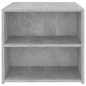 vidaXL Mesa auxiliar madera contrachapada gris hormigón 50x50x45 cm vidaXL Mesa auxiliar madera contrachapada gris hormigón 50x50x45 cm